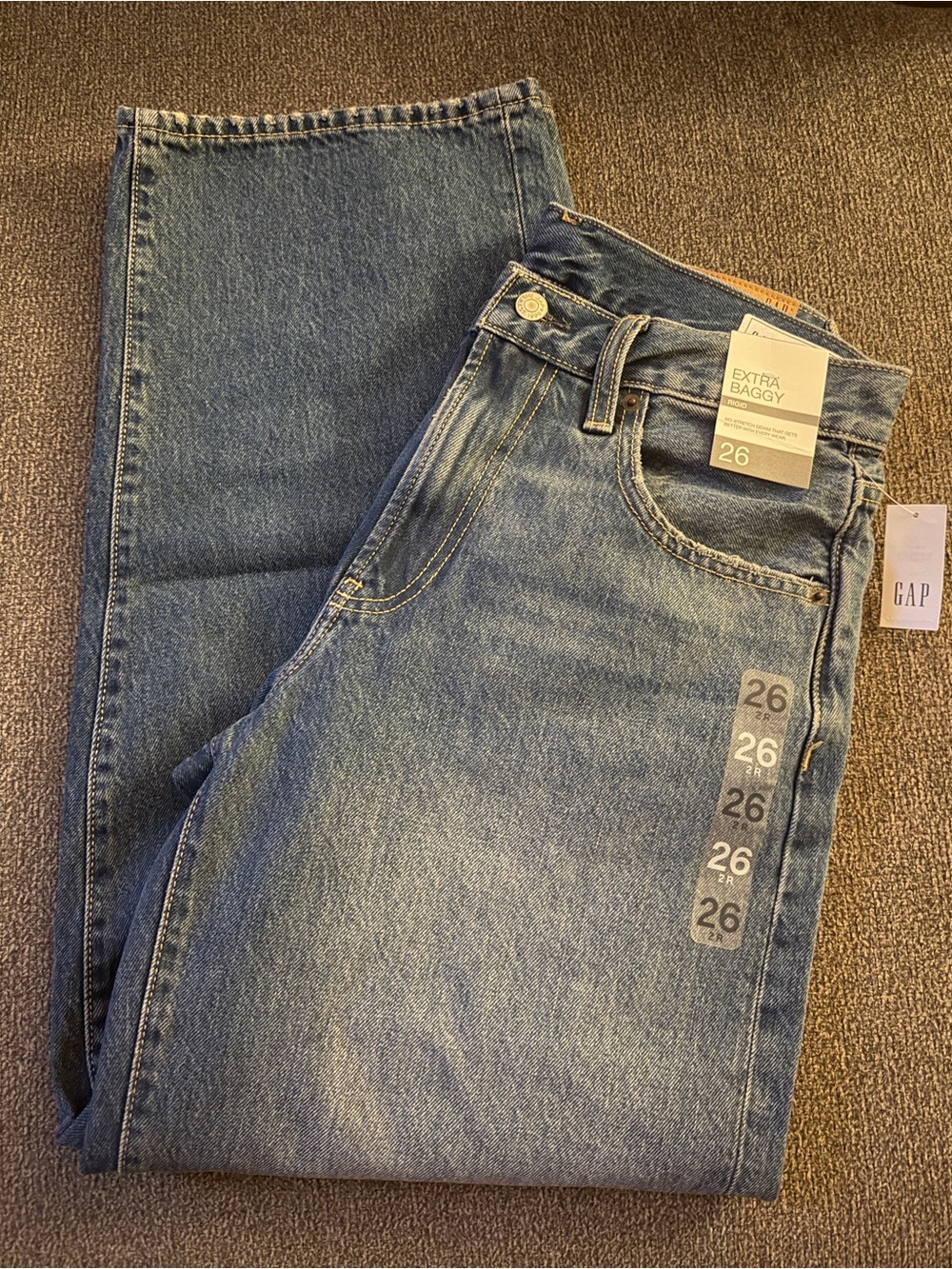 NWT ‼️ GAP X HAILEY BEIBER - THE HAILEY EXTRA BAGGY JEANS - Picture 5 of 6